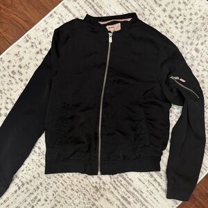 Bershka Black Bomber Jacket